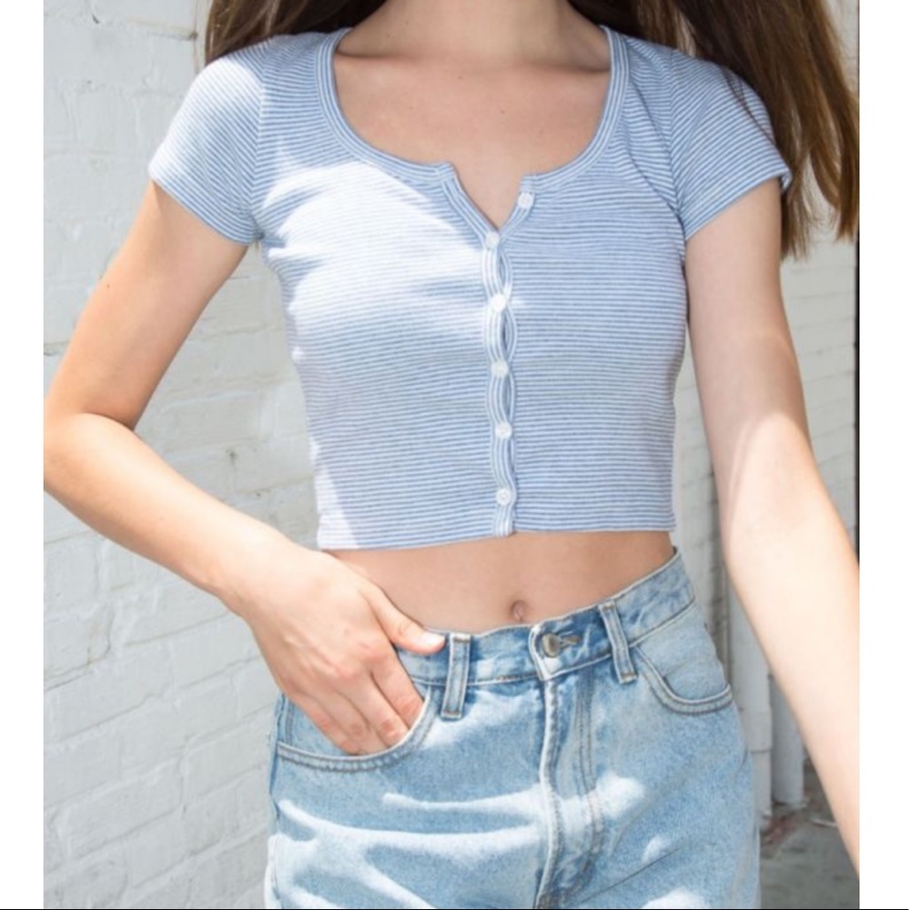 SOLD Brandy Melville Striped Zelly Top - Picture 1 of 6